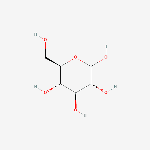 Chemical structure of L-Glutamine, an amino acid used as a reference standard in peptide purity testing